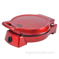 Golmahome 12" electric pizza maker deep fill 1800w muti-function double temperture control plate pizza making machine